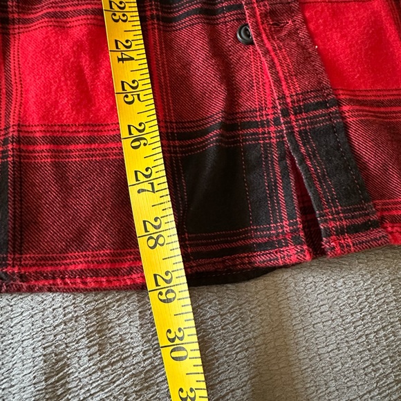 GAP Men's Long Sleeve Untucked Button Down Flannel Shirt - Picture 5 of 5